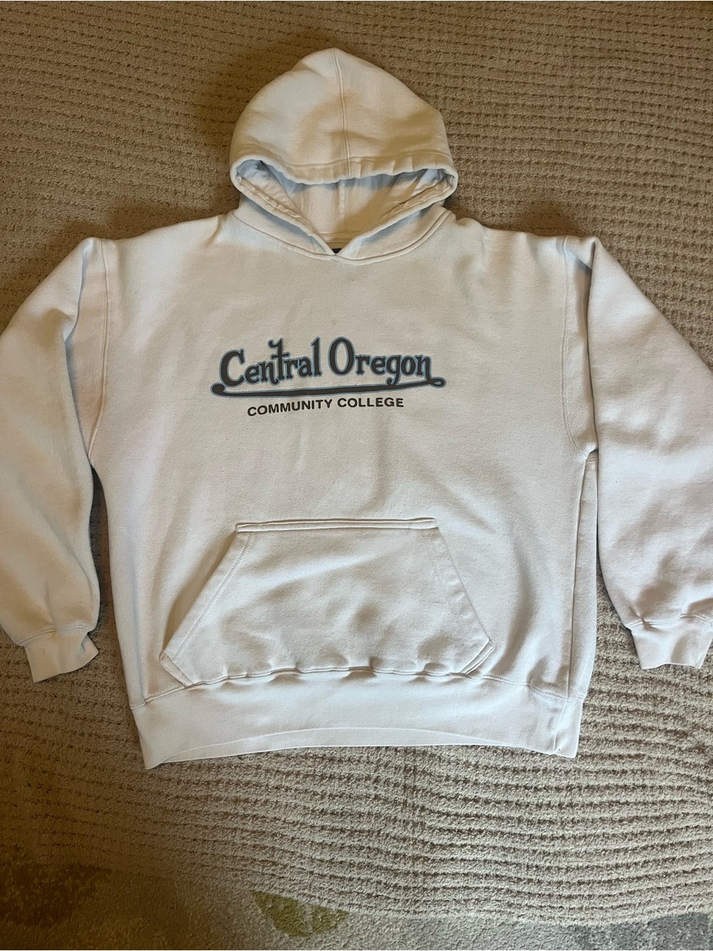 Central Oregon Community College White Pullover Hoodie